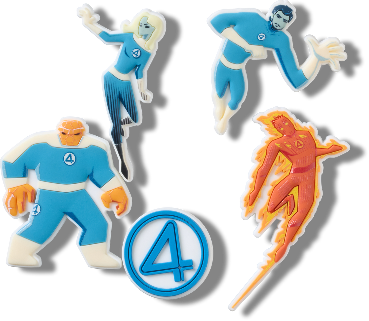 Jibbitz Marvel Fantastic 4 5pck | Crocs | Footwear Jibbitz Marvel Fantastic 4 5pck | Crocs | Footwear