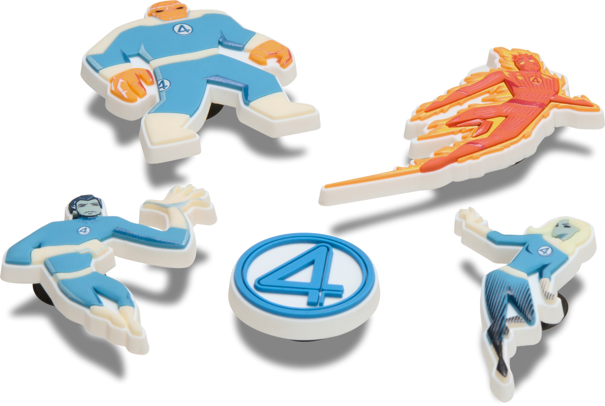 Jibbitz Marvel Fantastic 4 5pck | Crocs | Footwear Jibbitz Marvel Fantastic 4 5pck | Crocs | Footwear