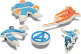 JIBBITZ Marvel Fantastic 4 5Pck