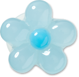 JIBBITZ Expressive Floral Light Blue