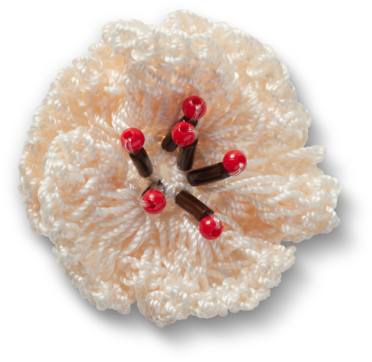 JIBBITZ White Crochet Floral