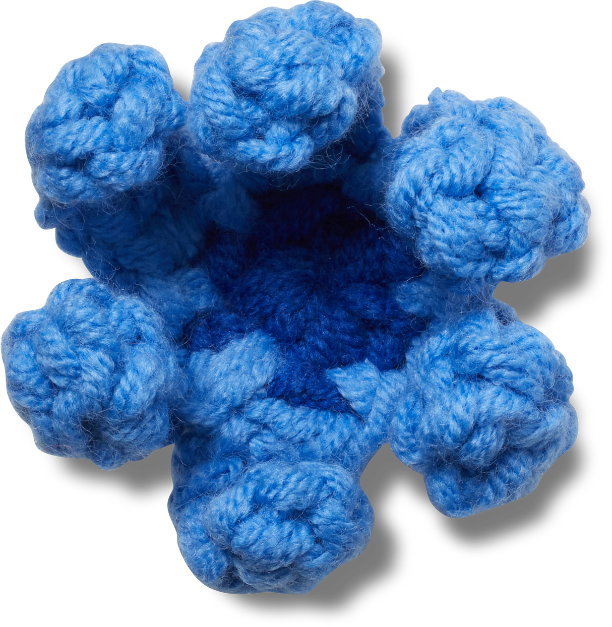 JIBBITZ Blue Crochet Flower