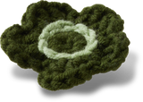 JIBBITZ Green Crochet Flower