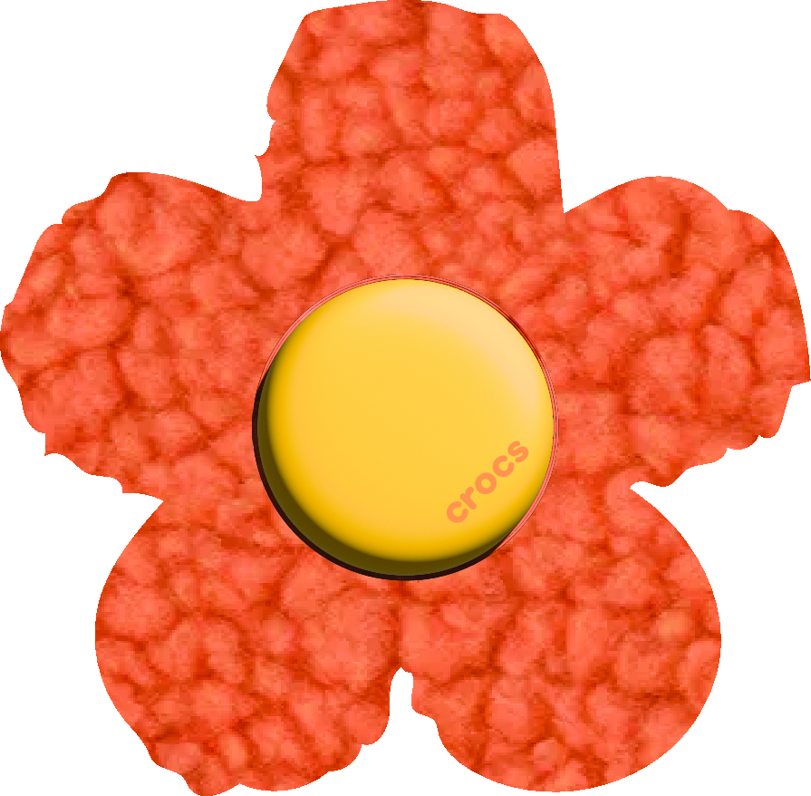 JIBBITZ Plush Orange Daisy