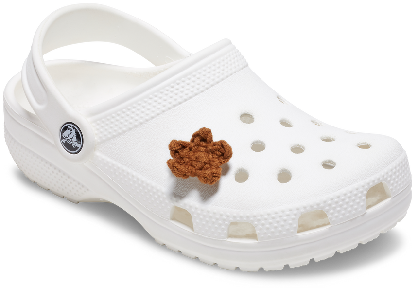 JIBBITZ Crafted Crochet Brown Star