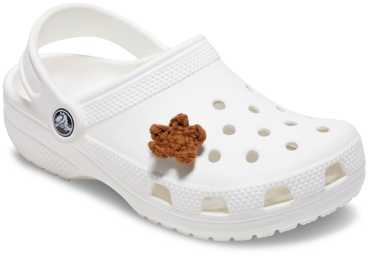 JIBBITZ Crafted Crochet Brown Star