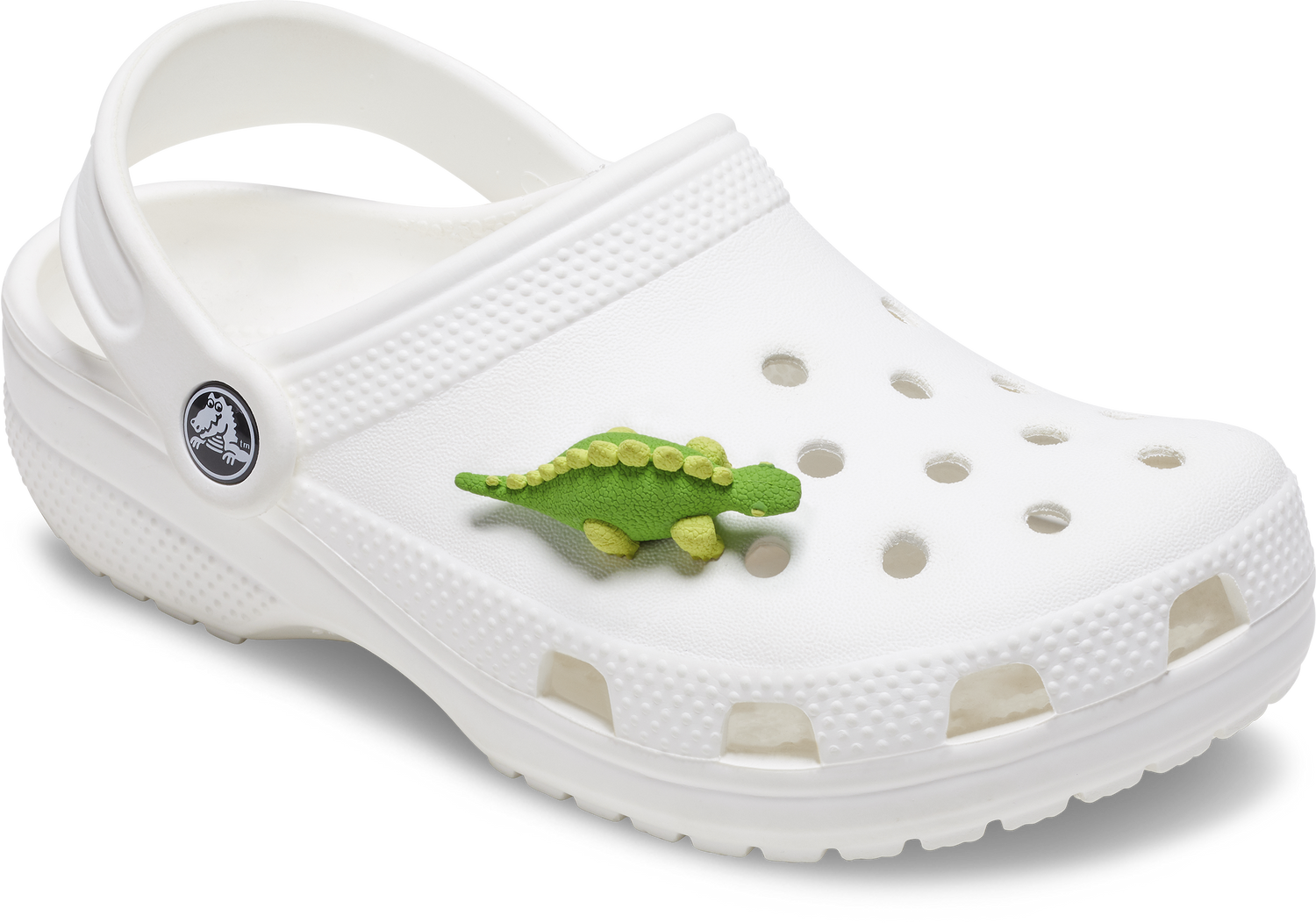 Jibbitz 3d Green Dino With Scales | Crocs | Footwear Jibbitz 3d Green Dino With Scales | Crocs | Footwear