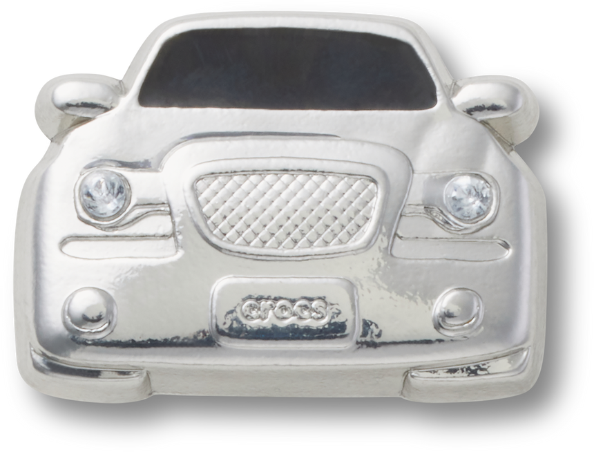 JIBBITZ Silver Crocs Car