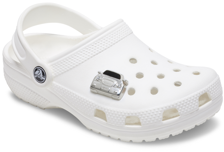 JIBBITZ Silver Crocs Car