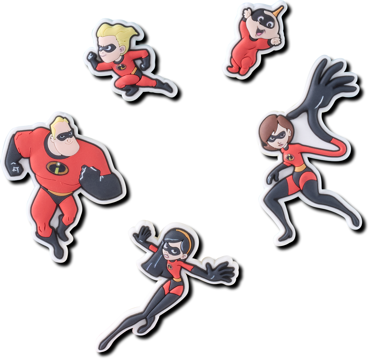 Jibbitz Pixar Incredibles 5 Pck | Crocs | Footwear Jibbitz Pixar Incredibles 5 Pck | Crocs | Footwear