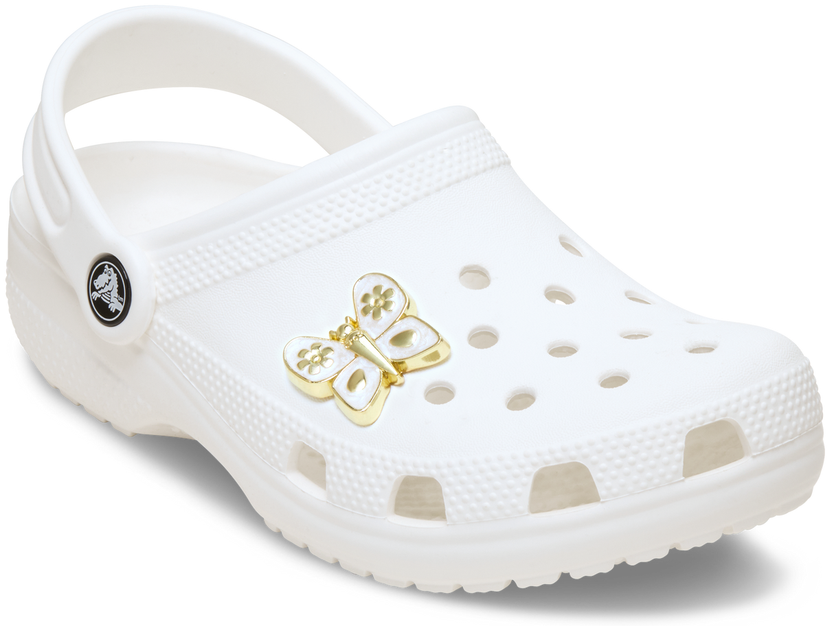 JIBBITZ Gold Pearlized Butterfly