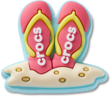 JIBBITZ Flip Flops In The Sand