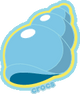 JIBBITZ Blue Cone Seashell
