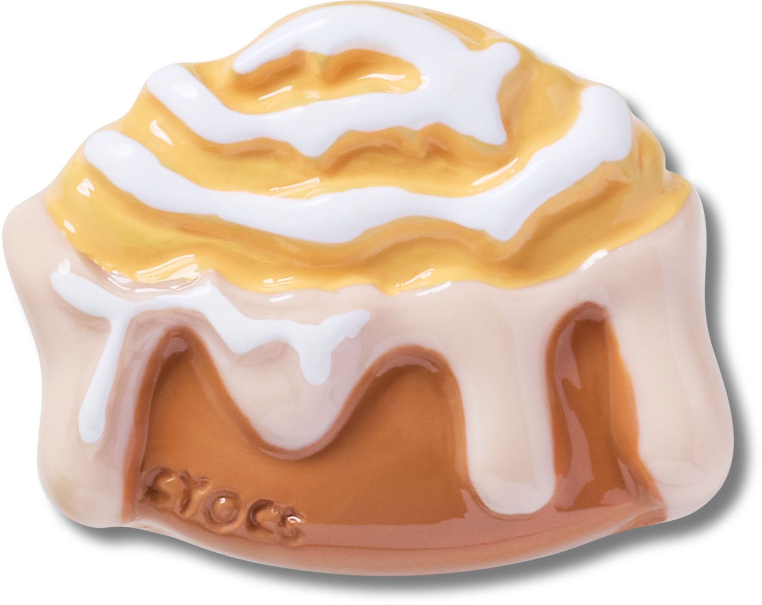 Jibbitz Cinnamon Roll With Icing | Crocs | Footwear Jibbitz Cinnamon Roll With Icing | Crocs | Footwear