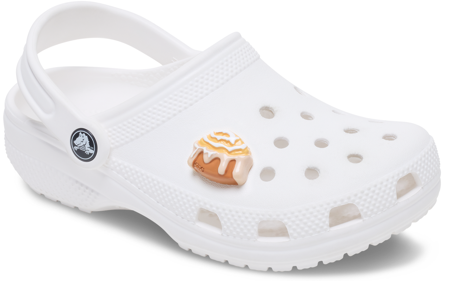 Jibbitz Cinnamon Roll With Icing | Crocs | Footwear Jibbitz Cinnamon Roll With Icing | Crocs | Footwear