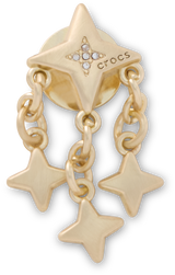 JIBBITZ Gold and Star Dangle