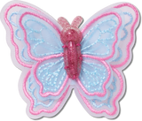 JIBBITZ Mesh Sequin Butterfly