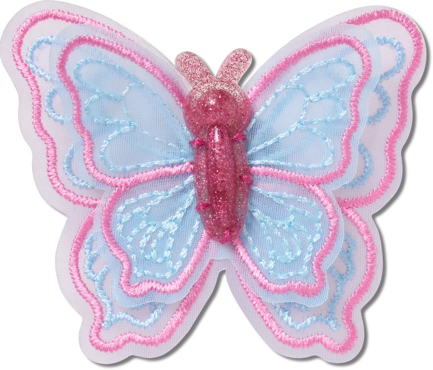 JIBBITZ Mesh Sequin Butterfly