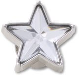 JIBBITZ Silver Gem Sparkle Star