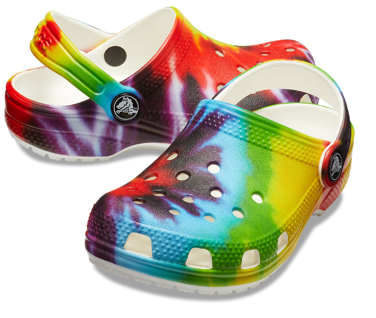 Unisex Classic Tie-Dye Graphic Clog | Crocs | Footwear Unisex Classic Tie-Dye Graphic Clog | Crocs | Footwear