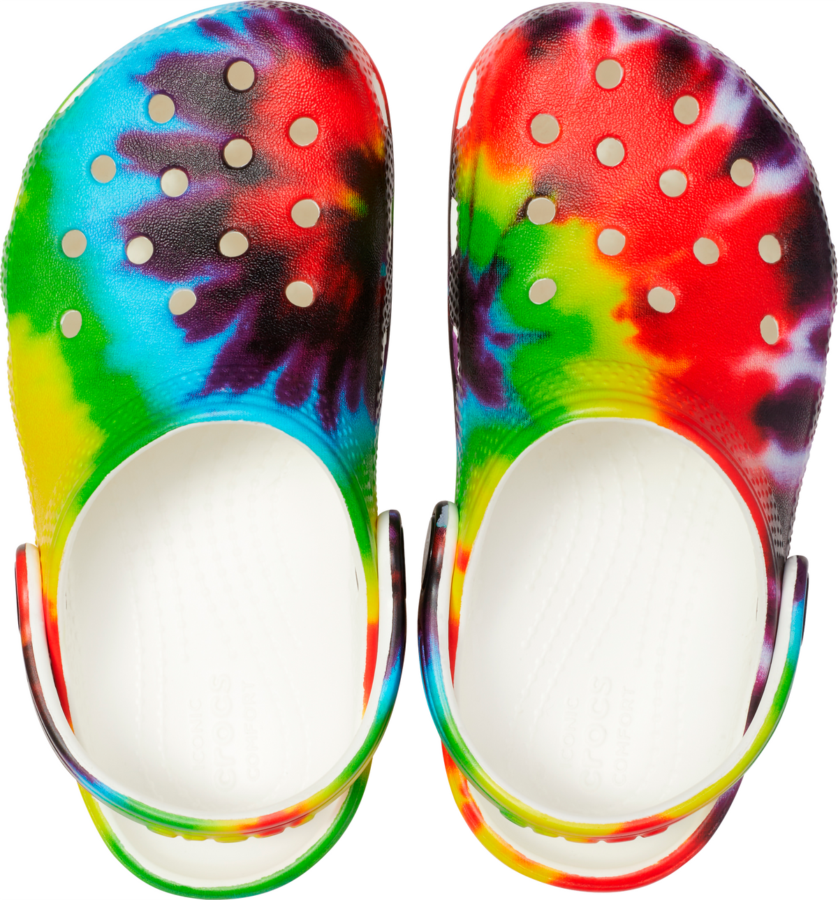 Unisex Classic Tie-Dye Graphic Clog | Crocs | Footwear Unisex Classic Tie-Dye Graphic Clog | Crocs | Footwear