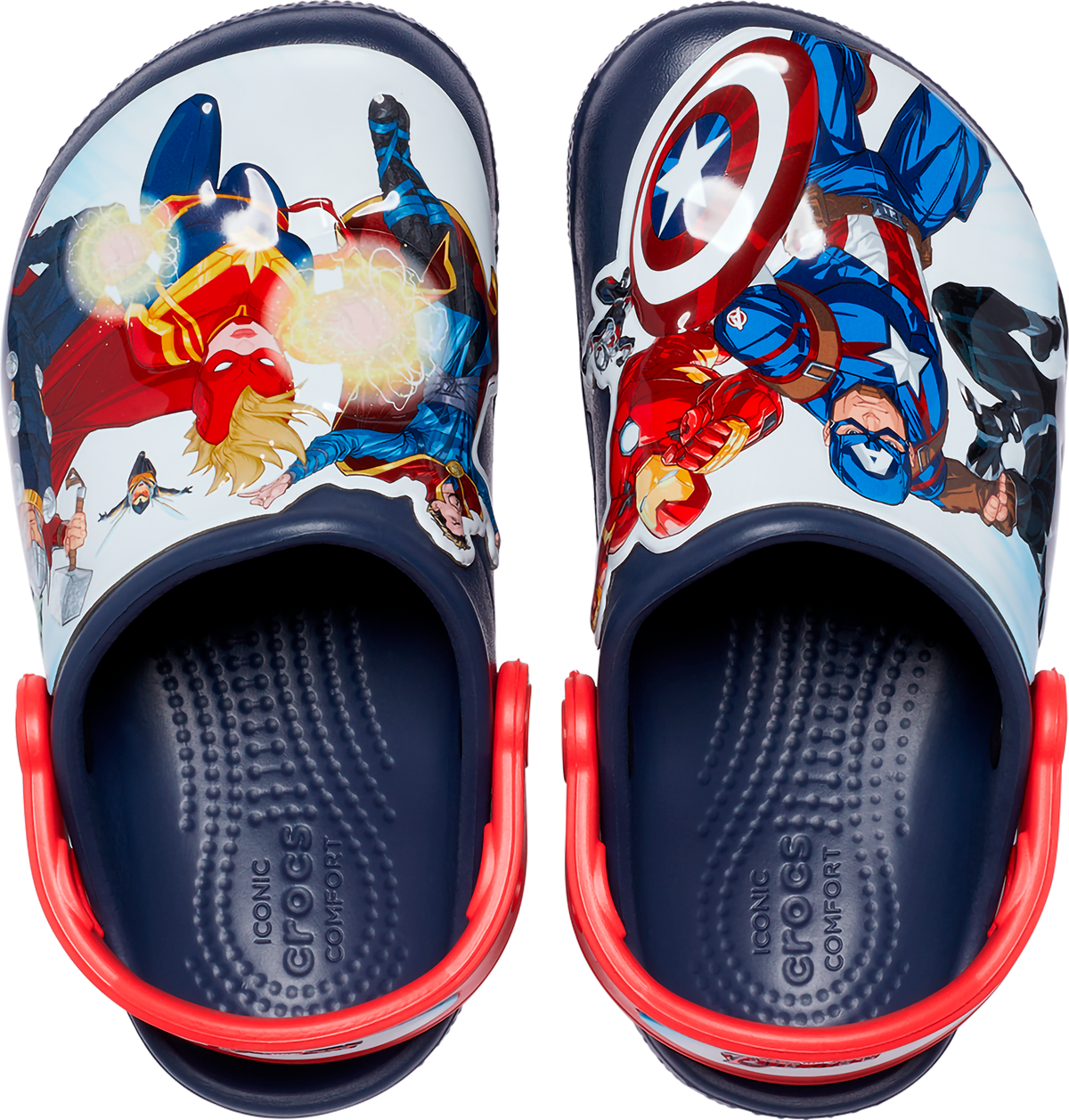 Kids Crocs Fun Lab Avengers Patch Clog | Crocs | Footwear Kids Crocs Fun Lab Avengers Patch Clog | Crocs | Footwear