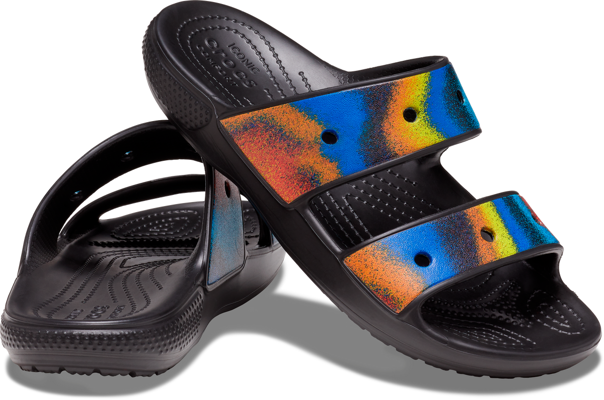 Unisex Crocs Spray Dye Classic Sandal | Crocs | Footwear Unisex Crocs Spray Dye Classic Sandal | Crocs | Footwear