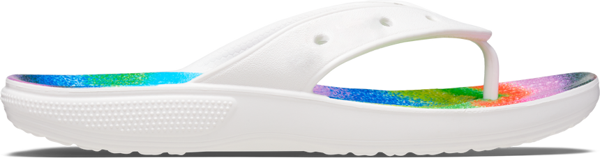 UNISEX CLASSIC CROCS SPRAY DYE FLIP