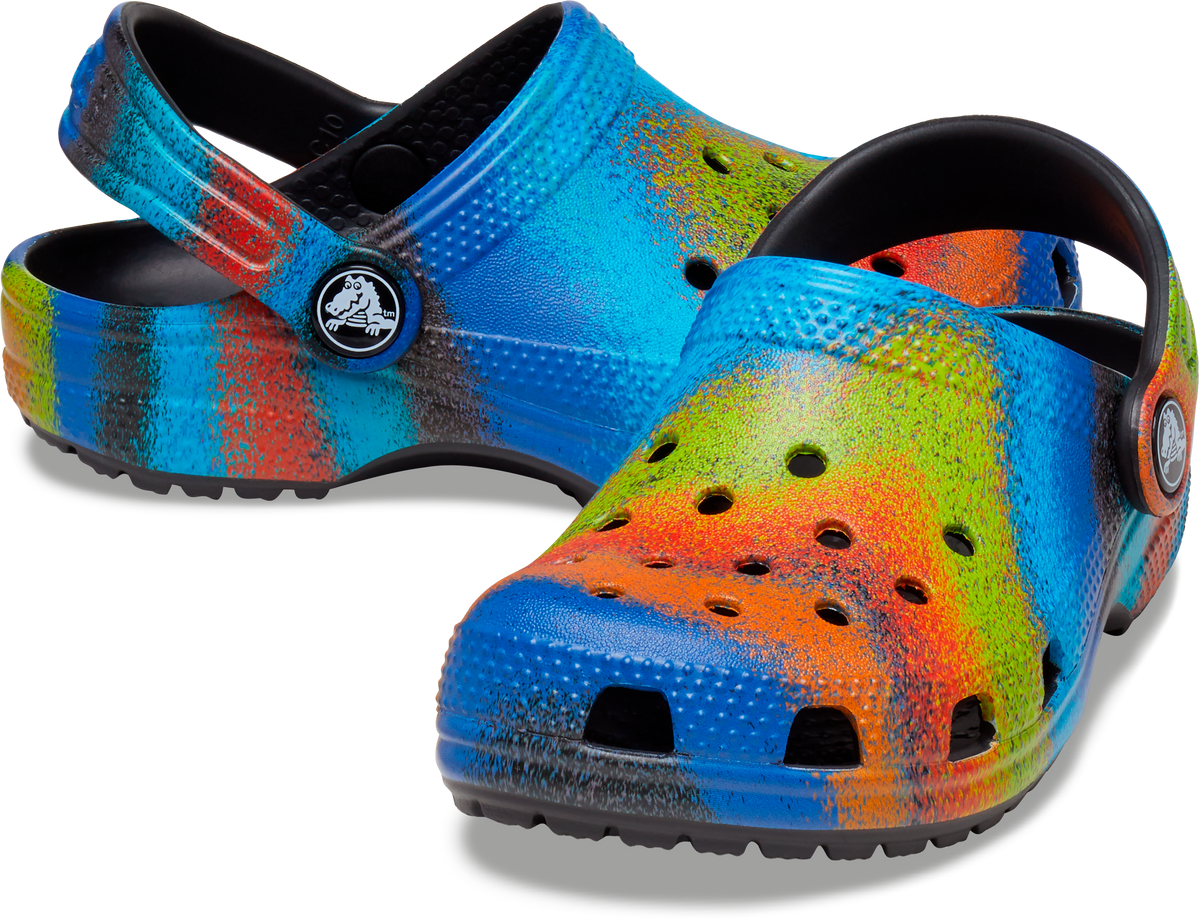 Toddlers Classic Spray Dye Clog | Crocs | Footwear Toddlers Classic Spray Dye Clog | Crocs | Footwear
