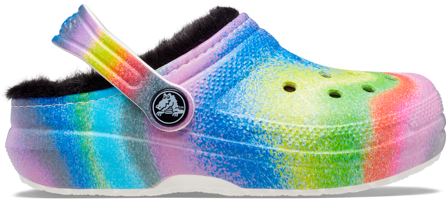 Toddlers Classic Lined Spray Dye Clog | Crocs | Footwear Toddlers Classic Lined Spray Dye Clog | Crocs | Footwear