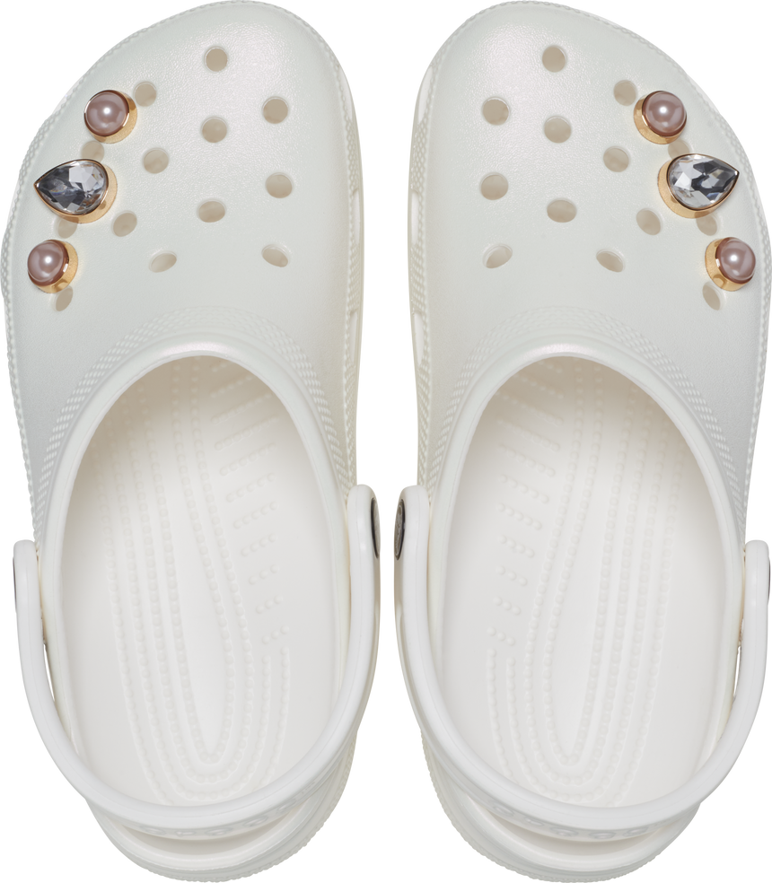 UNISEX CLASSIC CRYSTALS PEARLS CLOG