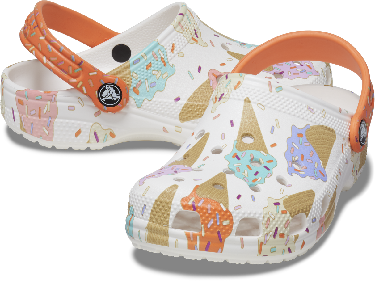 KIDS CLASSIC ICE CREAM GRAPHIC CLOG