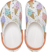 KIDS CLASSIC ICE CREAM GRAPHIC CLOG
