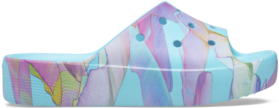 Women Classic Platform Palm Print Slide | Crocs | Footwear Women Classic Platform Palm Print Slide | Crocs | Footwear