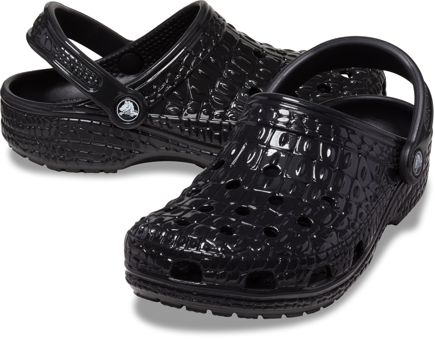 UNISEX CLASSIC METALLIC CROCSKIN CLOG