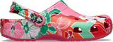 WOMEN Classic Woodcut Floral Clog