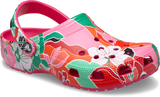 WOMEN Classic Woodcut Floral Clog