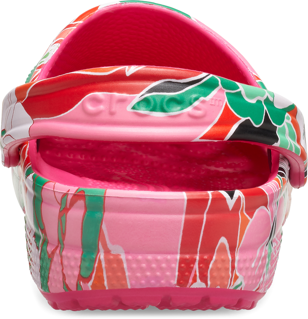 WOMEN Classic Woodcut Floral Clog
