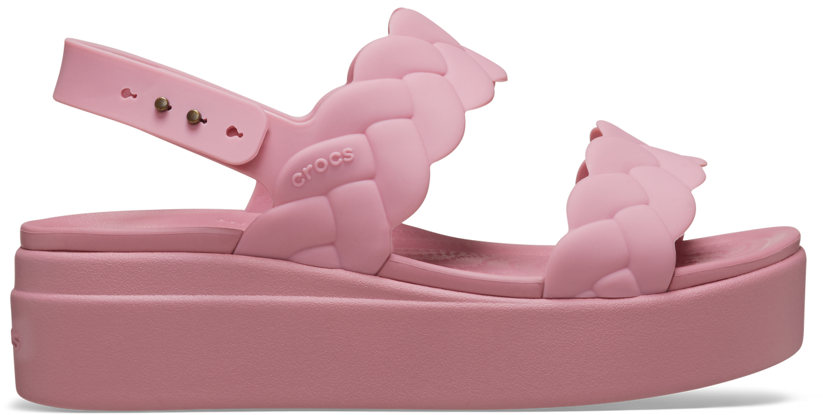WOMEN CROCS BROOKLYN UPPER LOW WEDGE