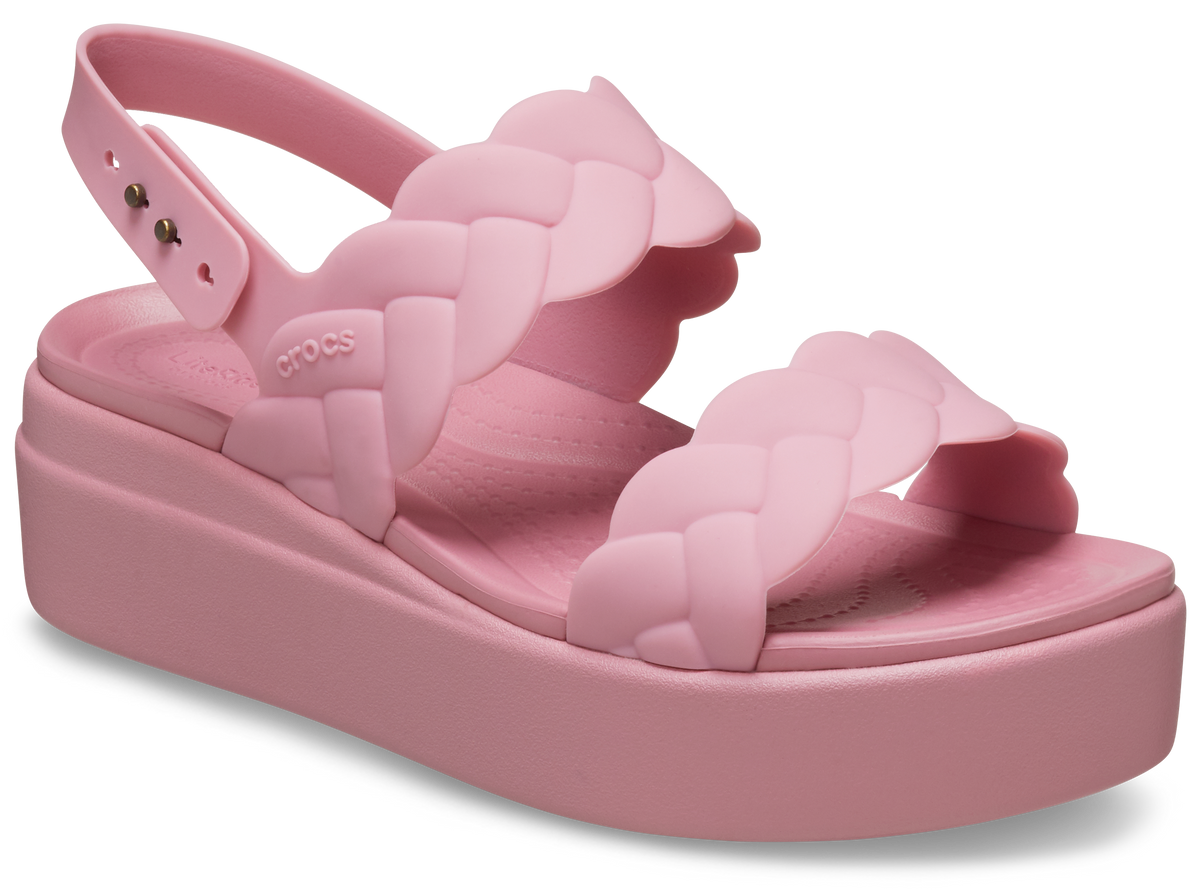 WOMEN CROCS BROOKLYN UPPER LOW WEDGE