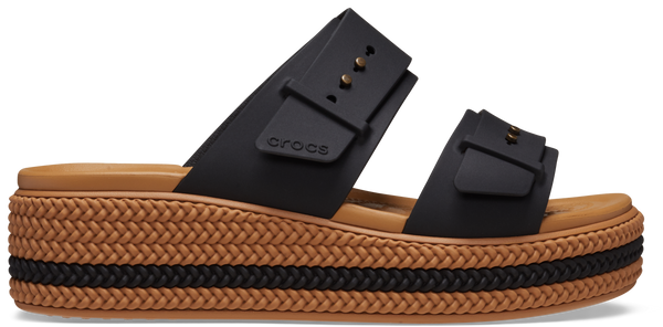 WOMEN BROOKLYN WOVEN BUCKLE — BLACK (001)