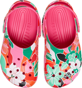 KIDS Classic Woodcut Floral Clog