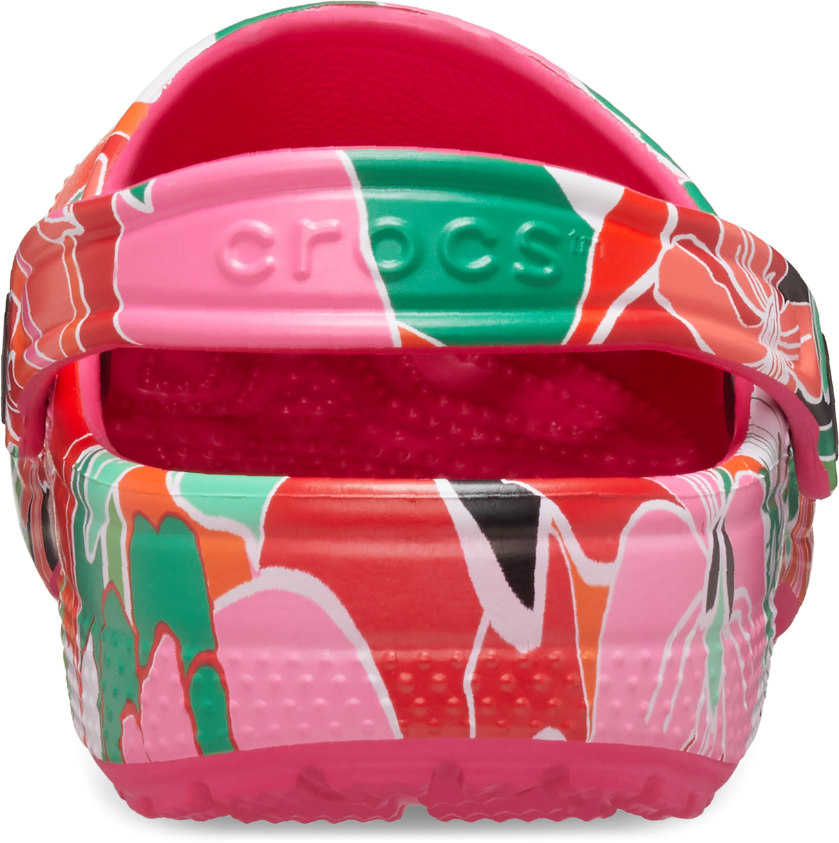 KIDS Classic Woodcut Floral Clog