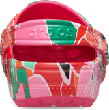 KIDS Classic Woodcut Floral Clog