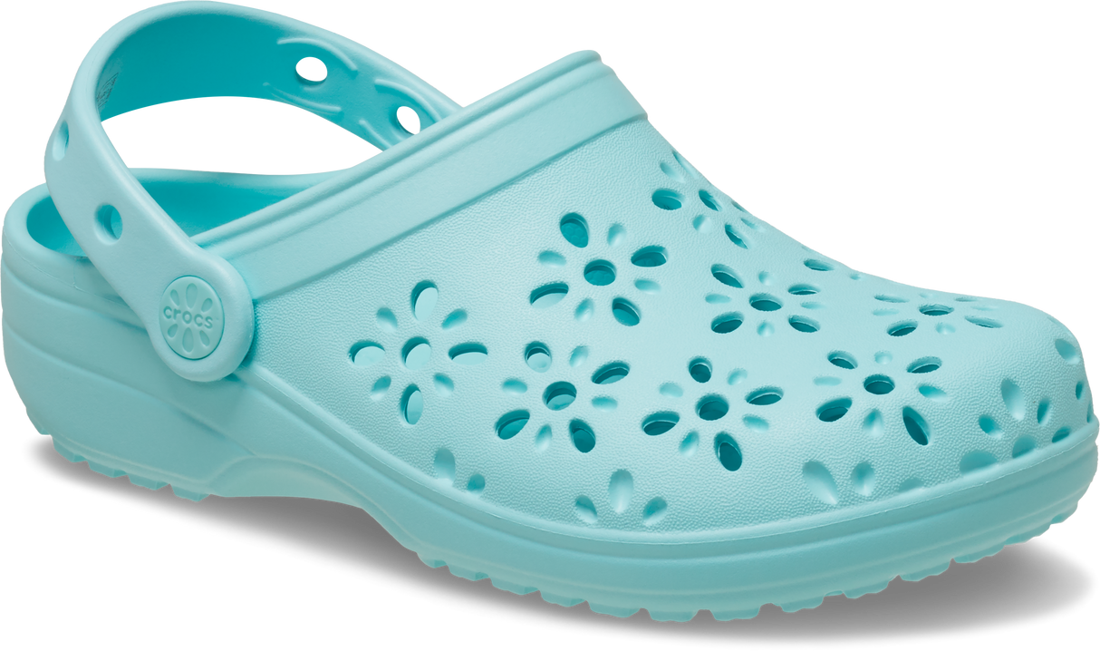 KIDS Classic Floral Cut Out Clog
