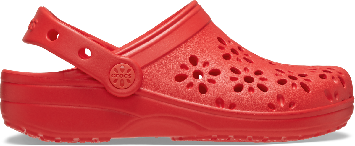 KIDS Classic Floral Cut Out Clog