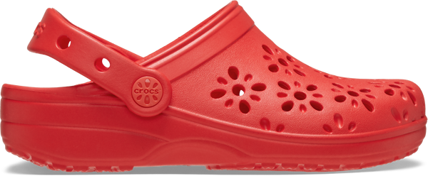 KIDS Classic Floral Cut Out Clog