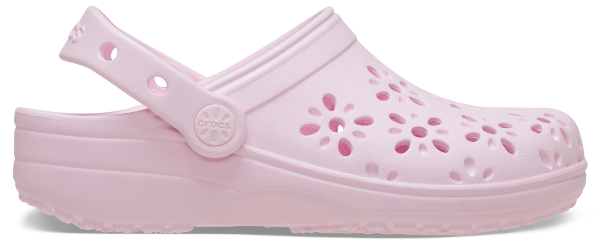 KIDS Classic Floral Cut Out Clog