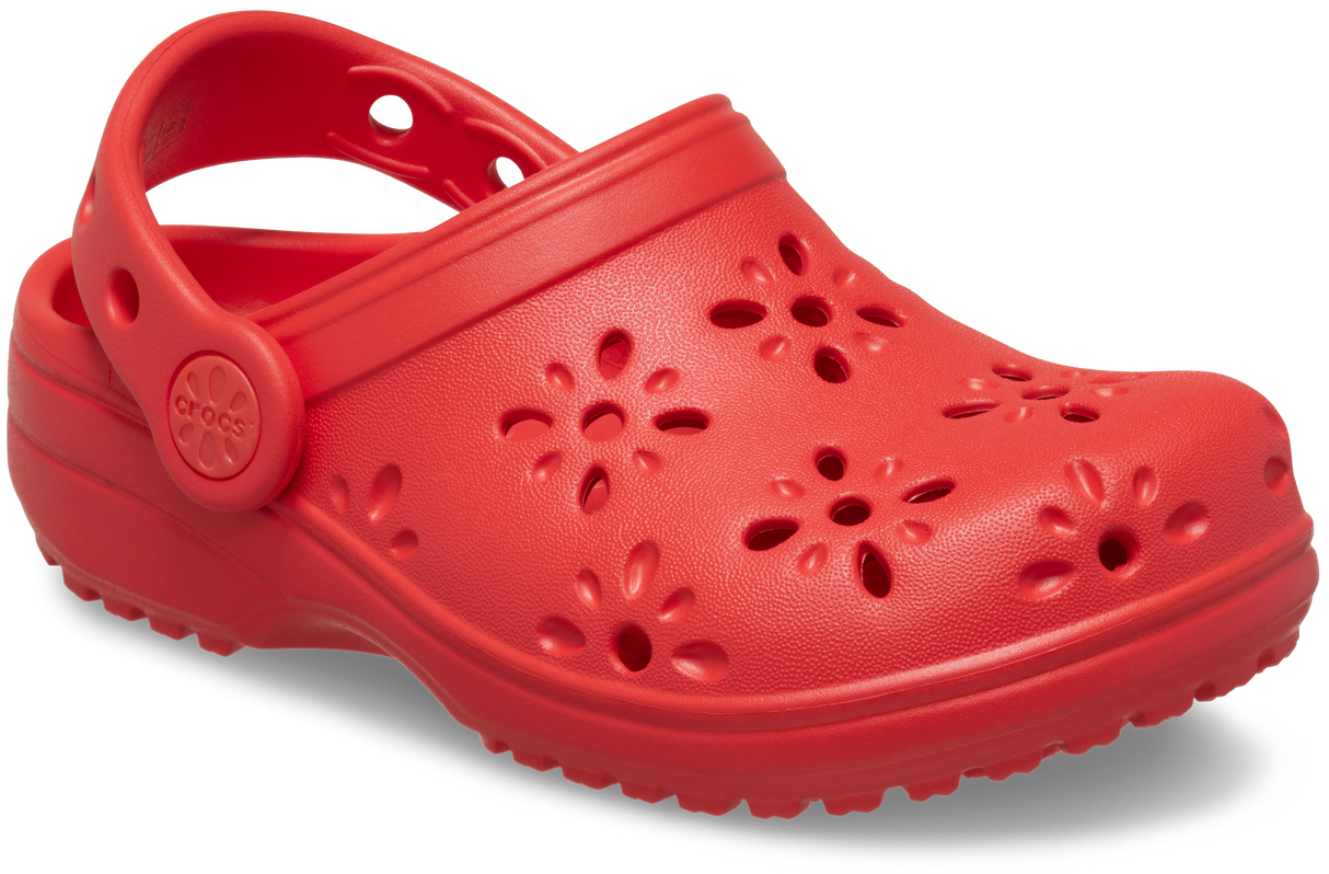 TODDLERS  Classic Floral Cut-Out Clog