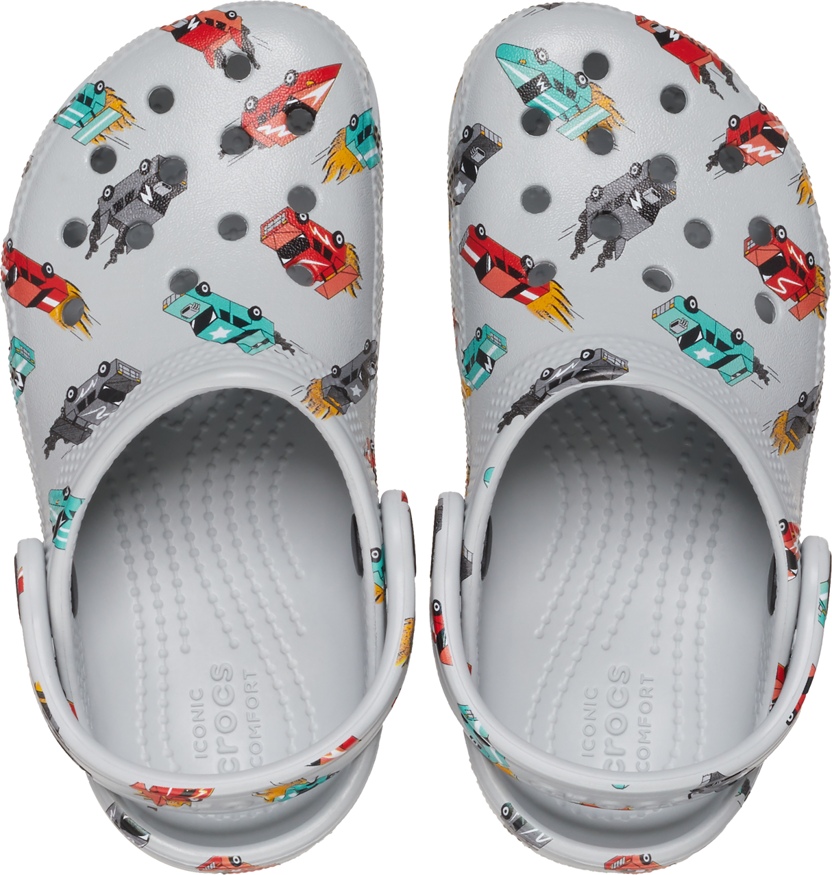 TODDLERS Classic Race Cars Graphic Clog